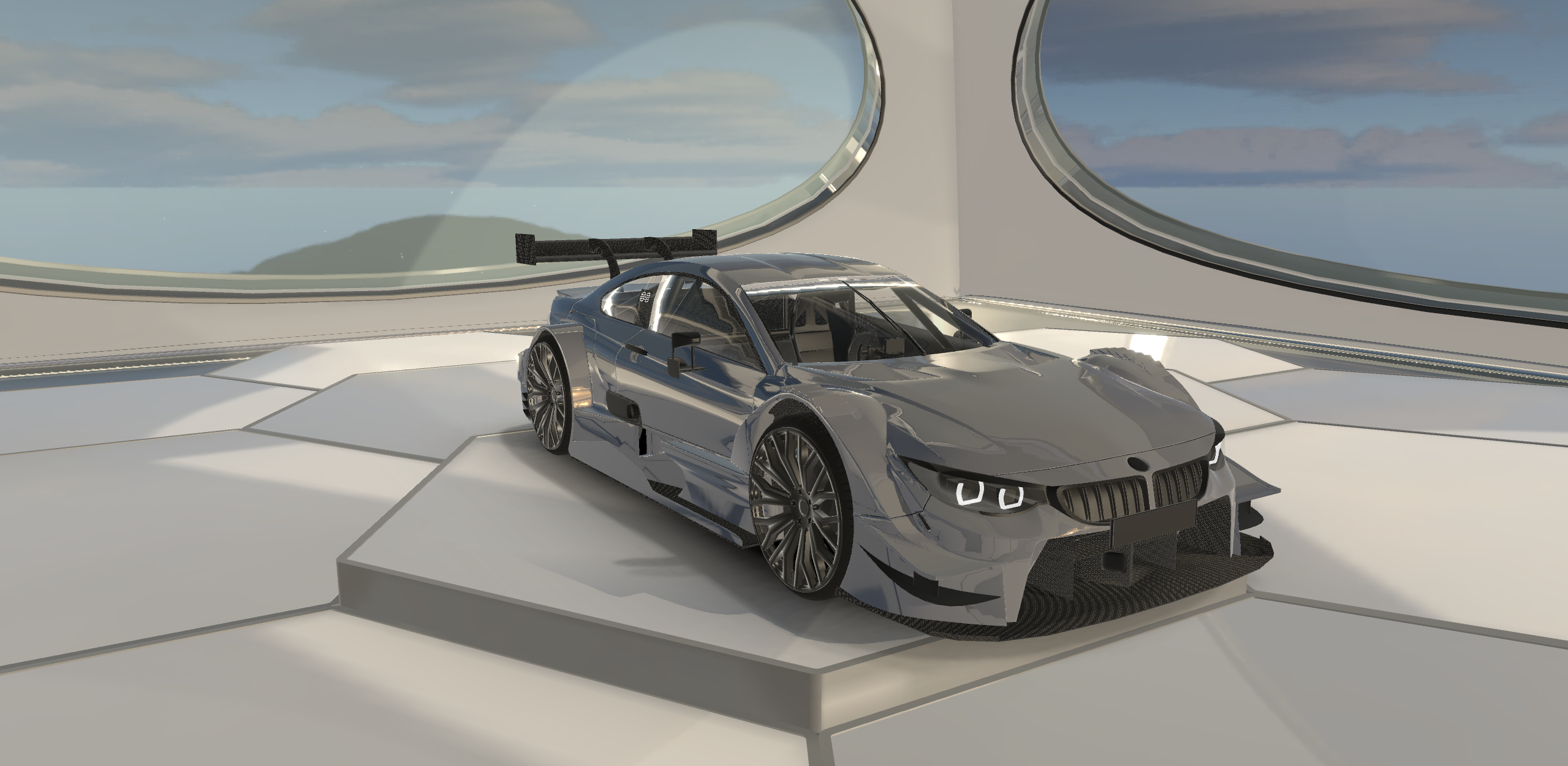 Bmw M4 GTR 2014 Lowpoly Sports Car 3D Model…