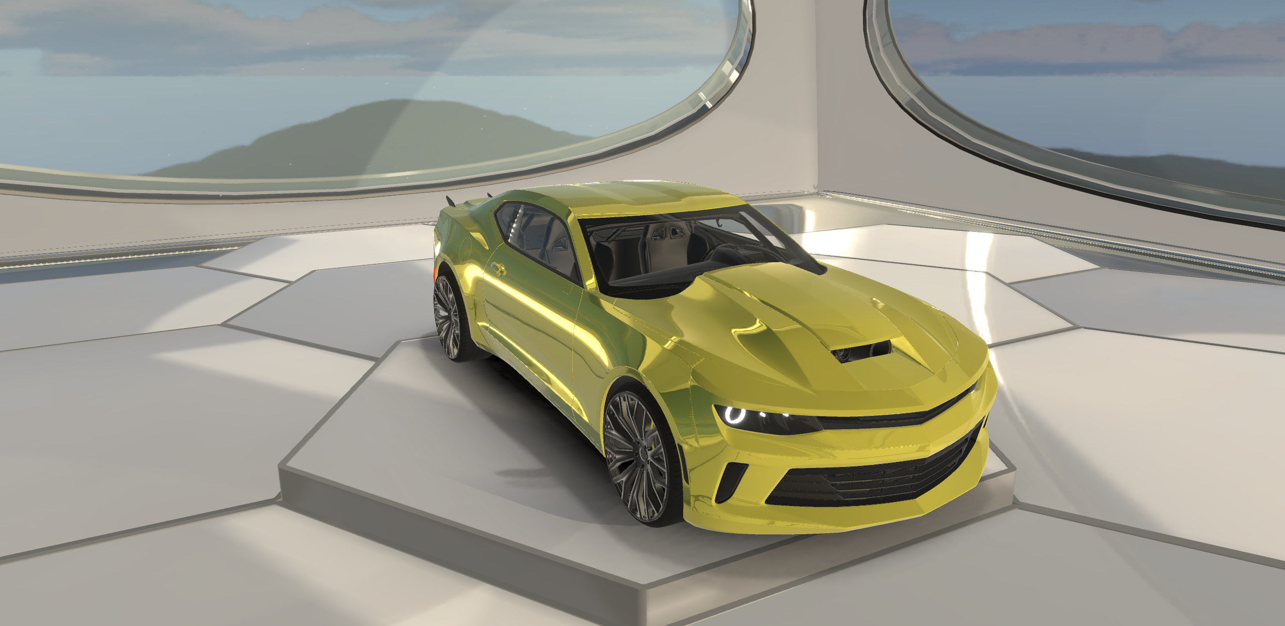 Chevrolet Camaro 2022 Lowpoly Sports Car 3D Model …