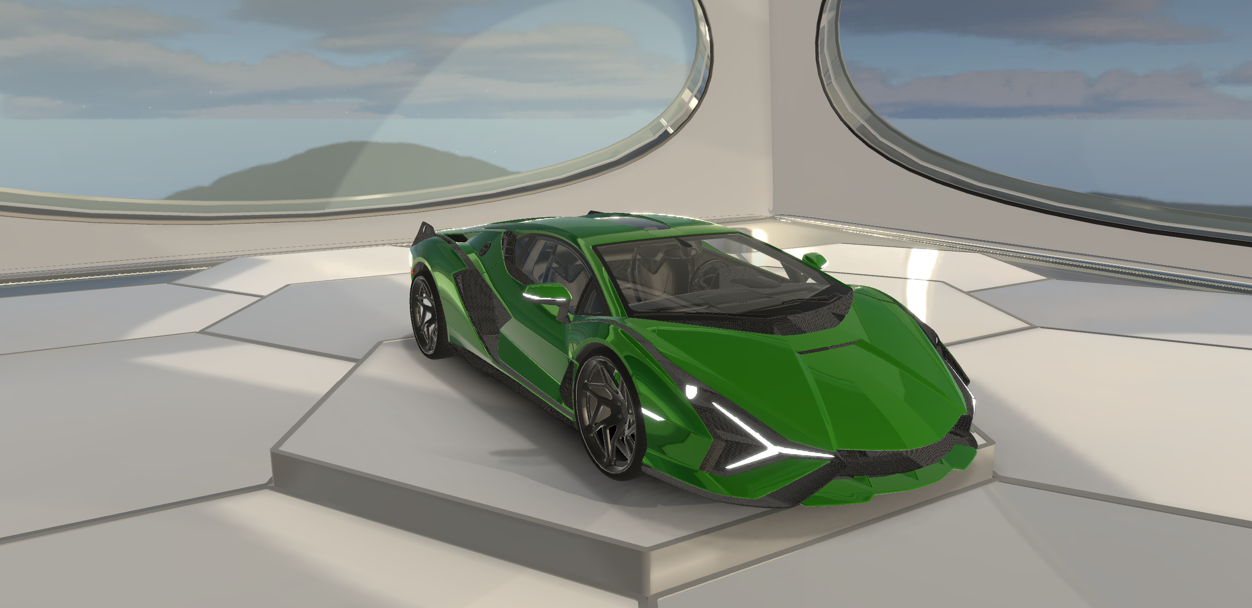 Lamborghini Sian 2022 Lowpoly Sports Car 3D Model…