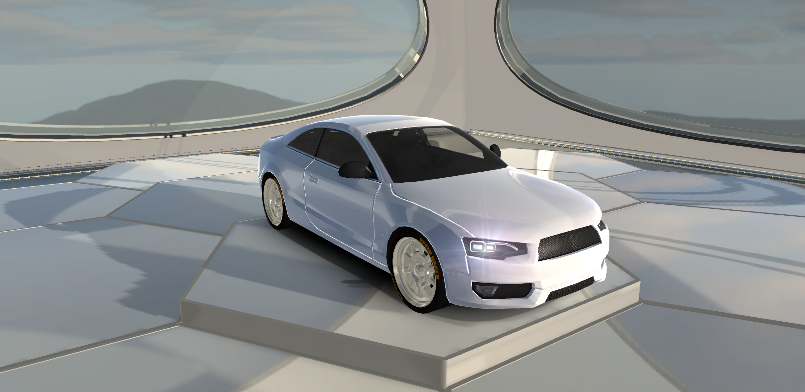 Audi S5 Coupe 2011 Lowpoly Sports Car 3D Model…