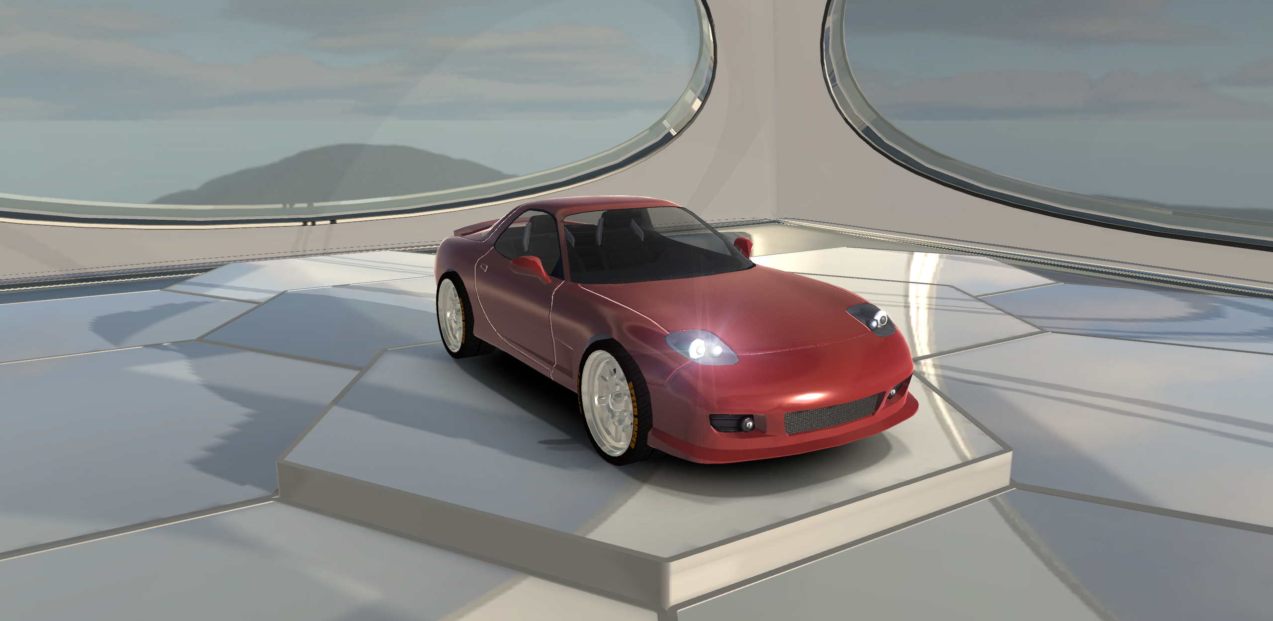 Mazda RX-7 FD3S 1997 Lowpoly Sports Car 3D Model…