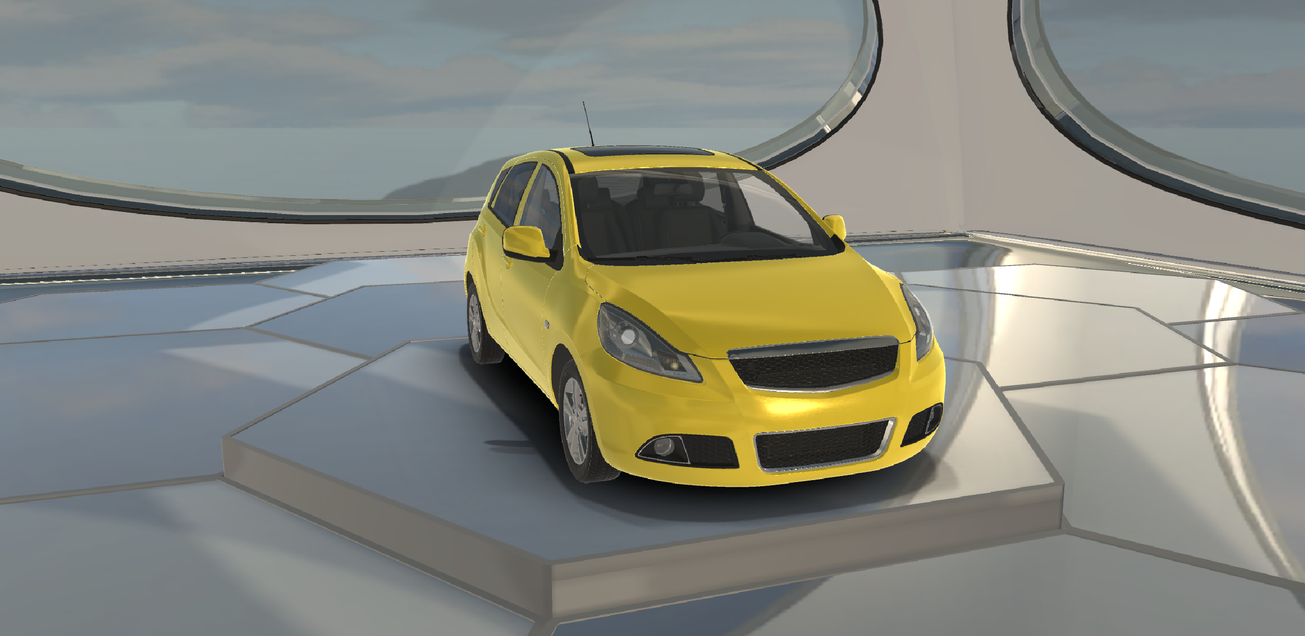 Hatchback Car 2022 Lowpoly Sports Car 3D Model…