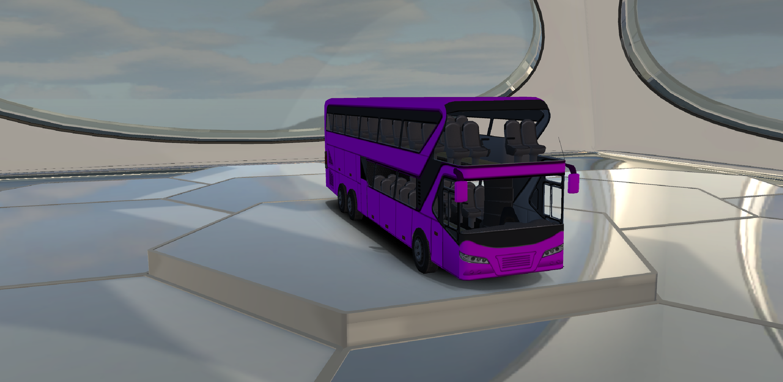 Oto Bus 1 2022 Lowpoly BUS Car 3D Model…