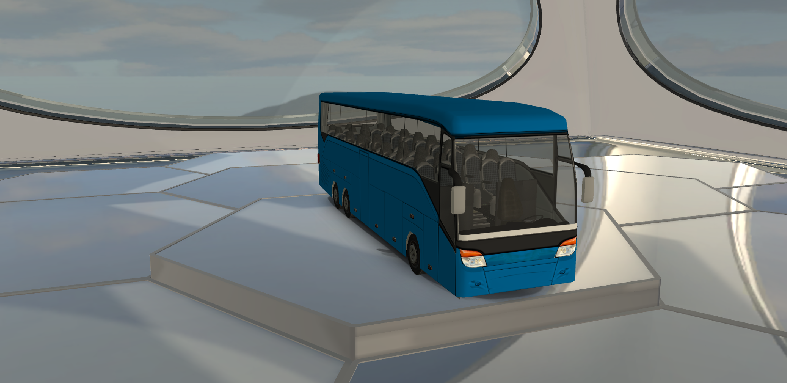 Oto Bus 2 2022 Lowpoly BUS Car 3D Model…