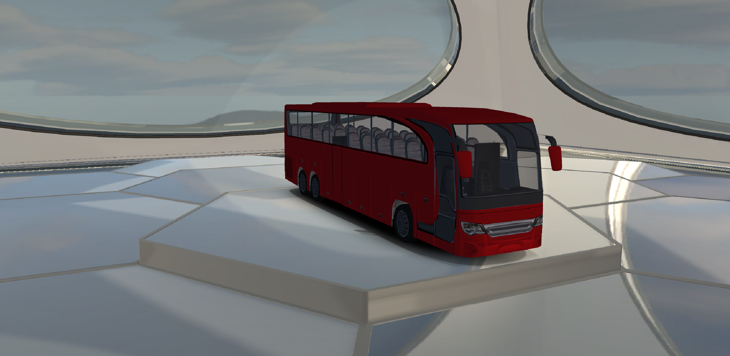 Oto Bus 4 2022 Lowpoly BUS Car 3D Model…