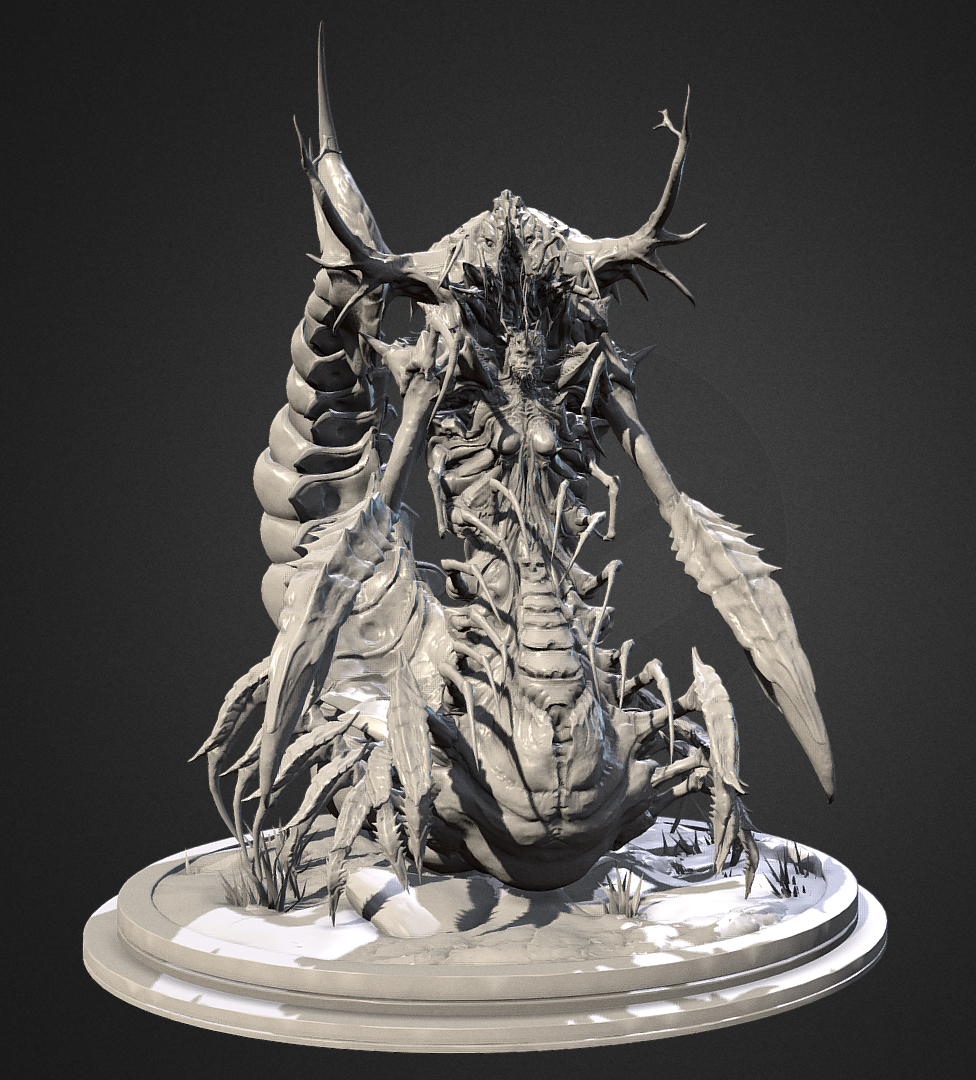 Deaths oracle and The curse of Serqet 3D Model STL File for CNC Router Las…