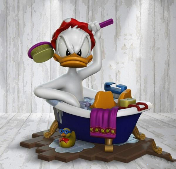Donald Duck Bath 3D Model STL File for CNC Router Laser & 3D Printer E…