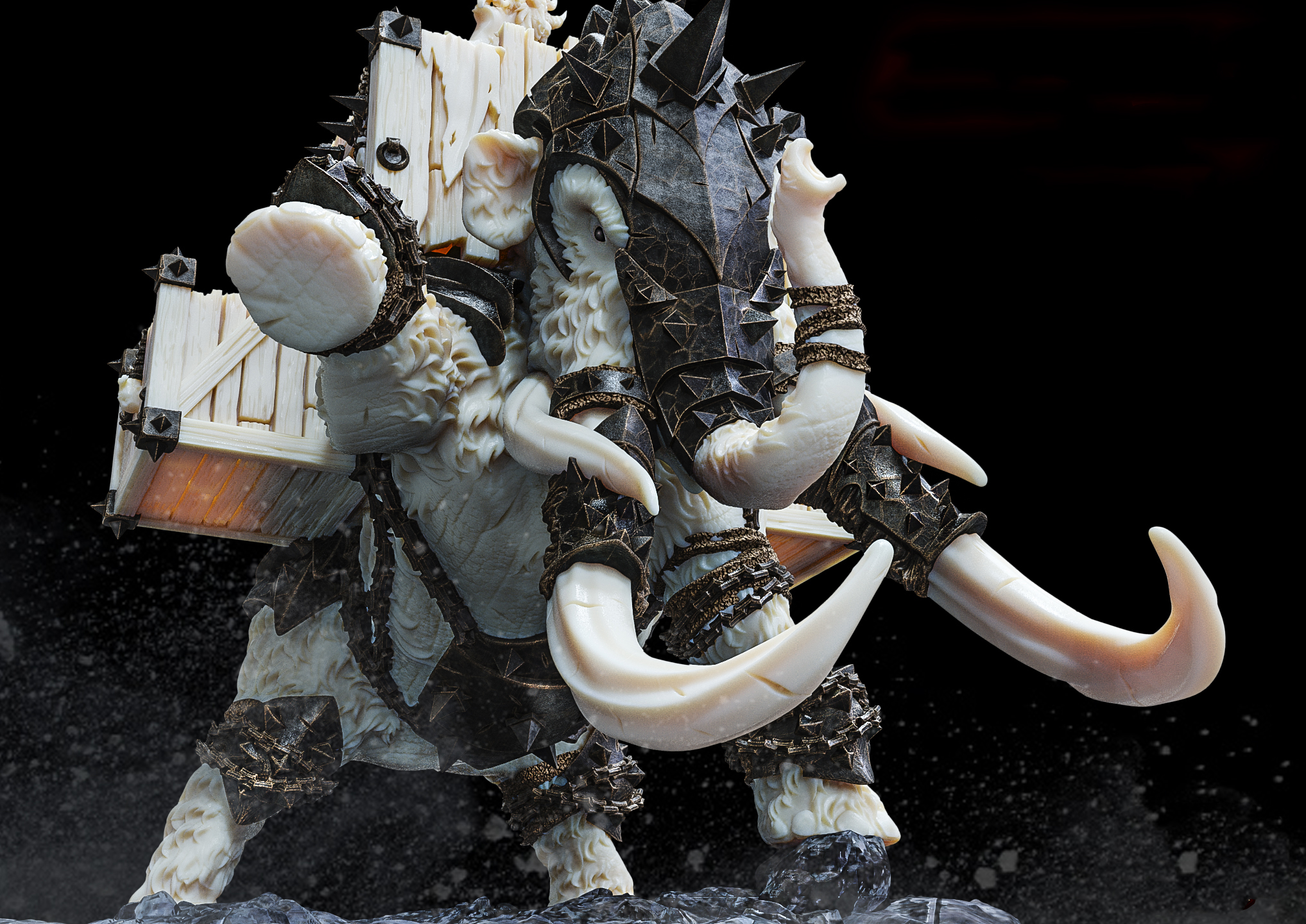 Kahr Marrohk, War Mammoth 3D Model STL File for CNC Router Laser & 3D …