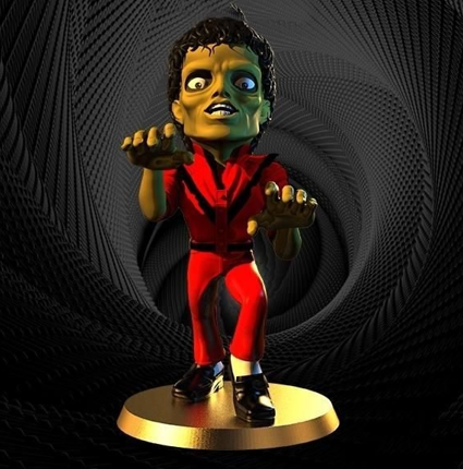 Michael Jackson Thriller 3D Model STL File for CNC Router Laser & …
