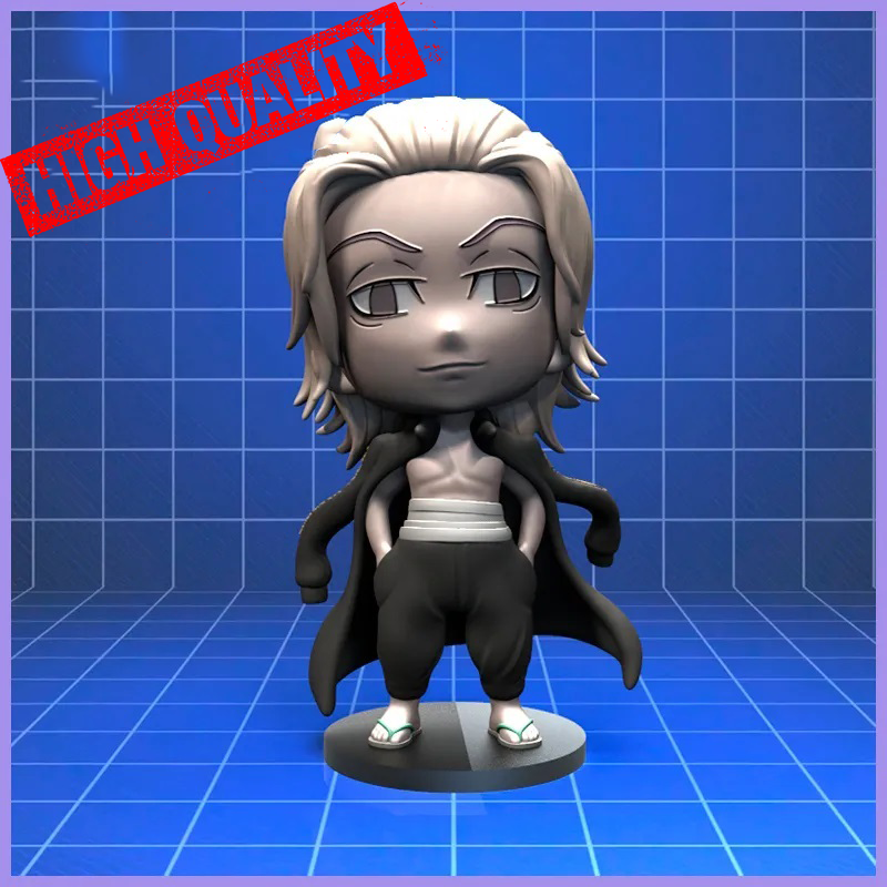 Mikey Nendoroid Style FanArt from Tokyo rs 3D Model STL File for CNC R…