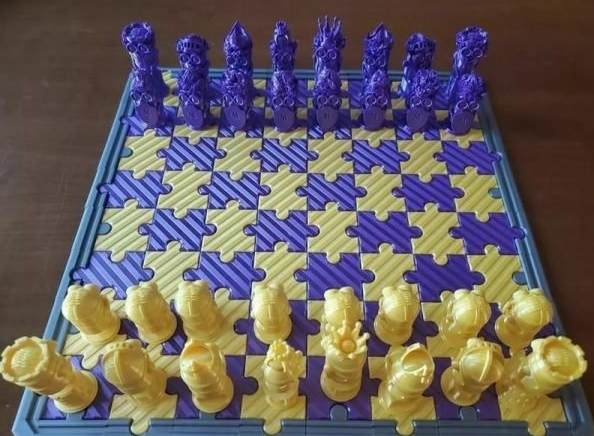 Minion Chess 3D Model STL File for CNC Router Laser & 3D Printer Easy …