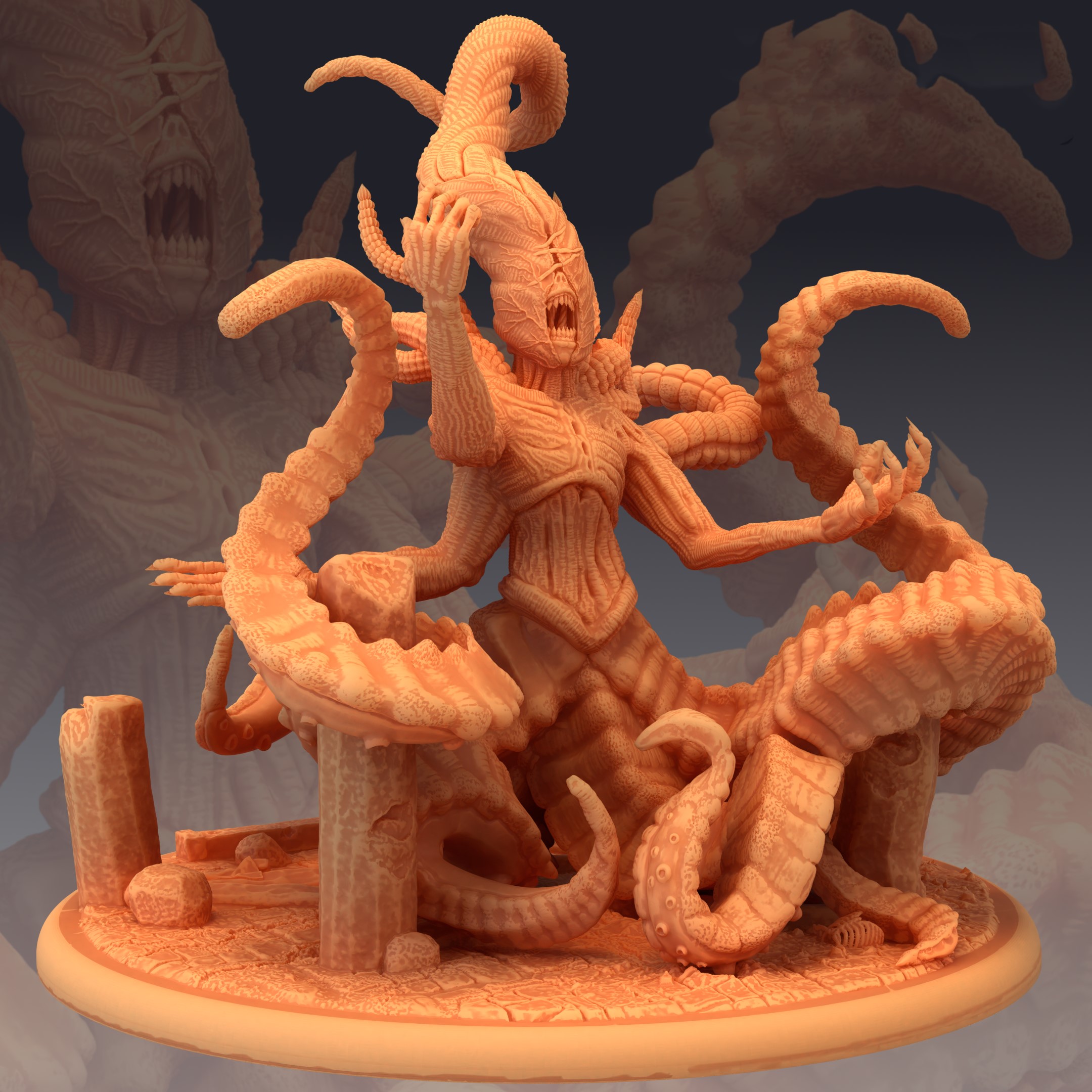 Ruins of Madness 3D Model STL File for CNC Router Laser & 3D Print…