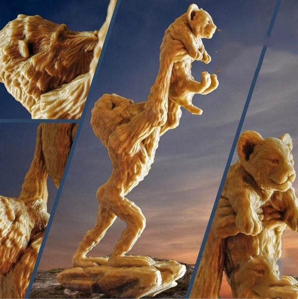 Simba and Rafiki – The Lion King 3D Model STL File for CNC Router Laser …