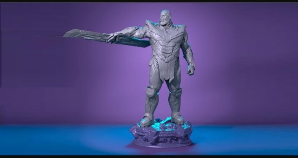 Thanos Endgame 3D Model STL File for CNC Router Laser & 3D Printer Eas…