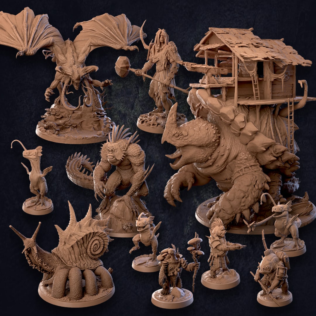The Dragon Trappers Lodge May 2021 3D Model STL File for CNC Router La…
